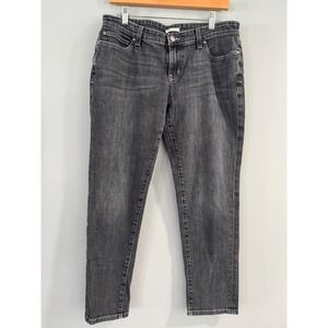 Eileen‎ Fisher Petite Gray Wash Denim Jeans Comfort Stretch Organic Cotton